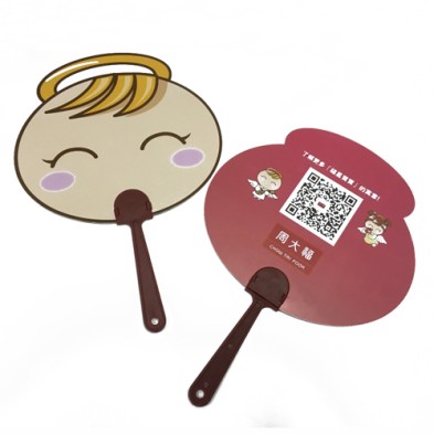 Promotion fan with diecut - Chow Tai fook